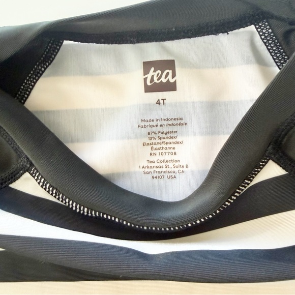 Tea Collection Rash Guard size 4T - Picture 5 of 6